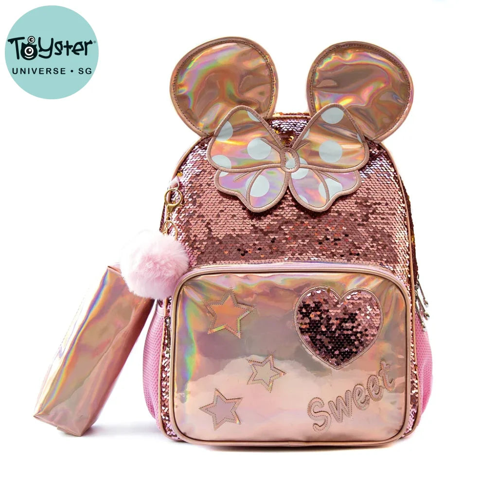Sequins 3’’ School Bags For Girls Backpack