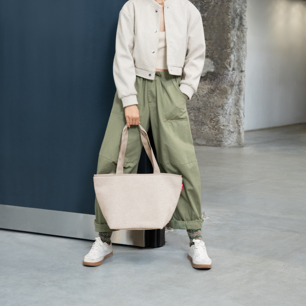 shopper M teddy sand - Shopping Bag