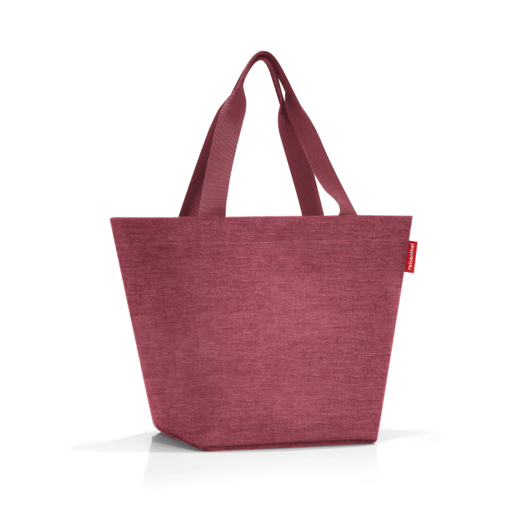 shopper M twist maroon - Shopping Bag