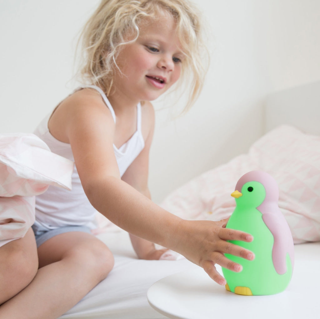 Sleep Trainer with Nightlight and Wireless Speaker - Pam the Penguin - Nightlight