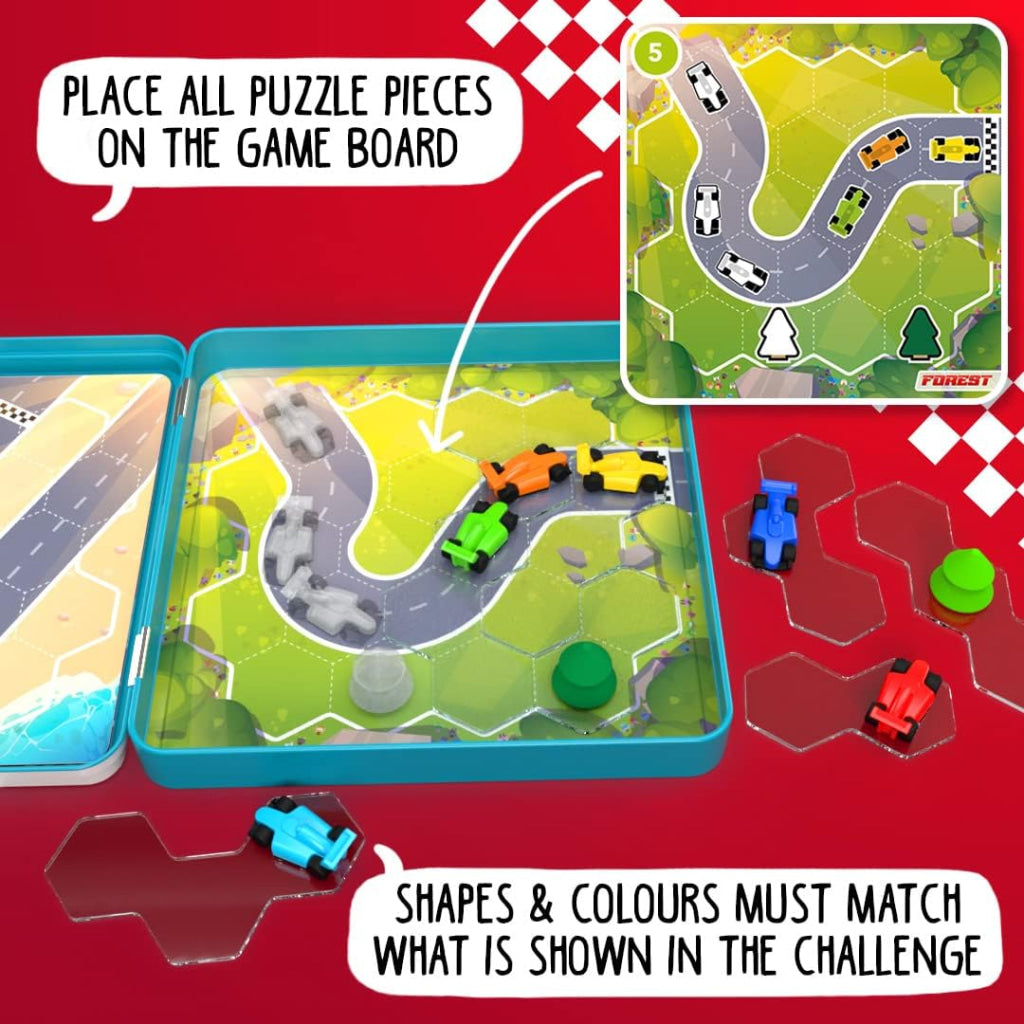Smartgames - Pole Position Metal Box Travel Game