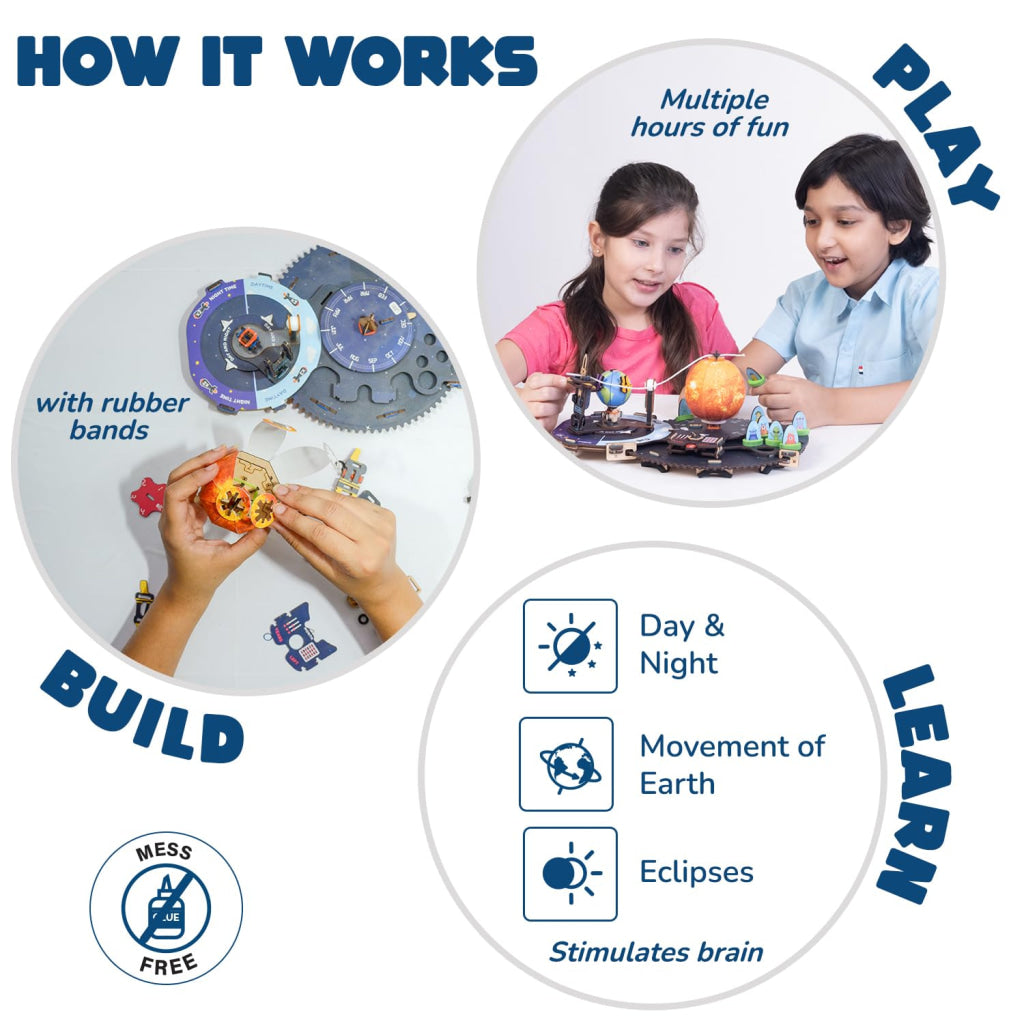Smartivity Space Shooters DIY STEM Construction Toy - Brain