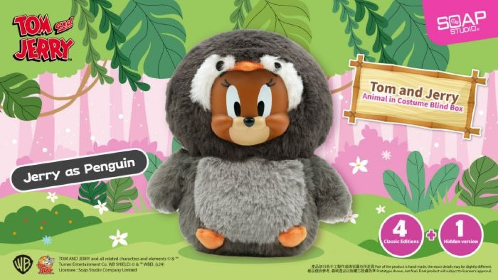Soap Studio Tom And Jerry Animal In Costume Series Blind Box - Tom & Jerry