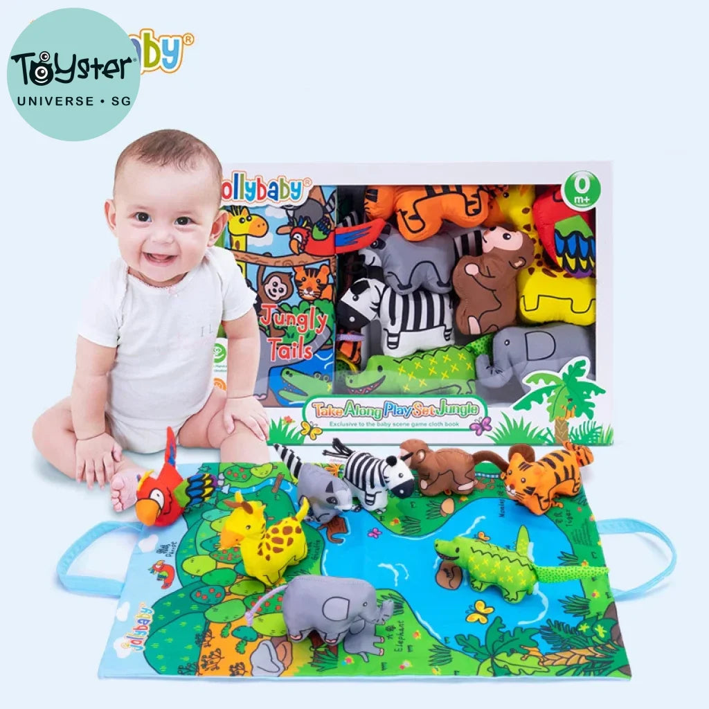 Soft Feel High Contrast Animal Cloth Book