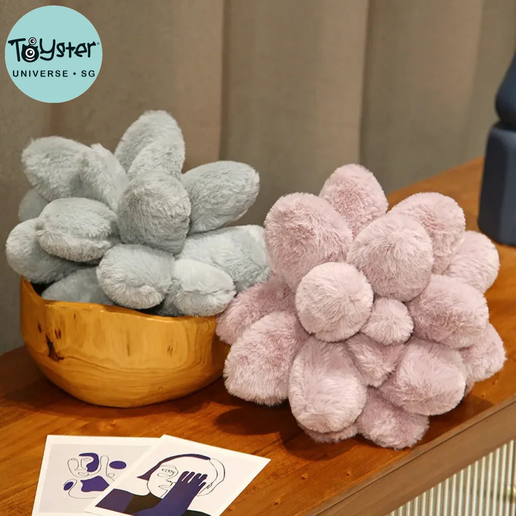 Soft Plush Potted Flowers Decoration