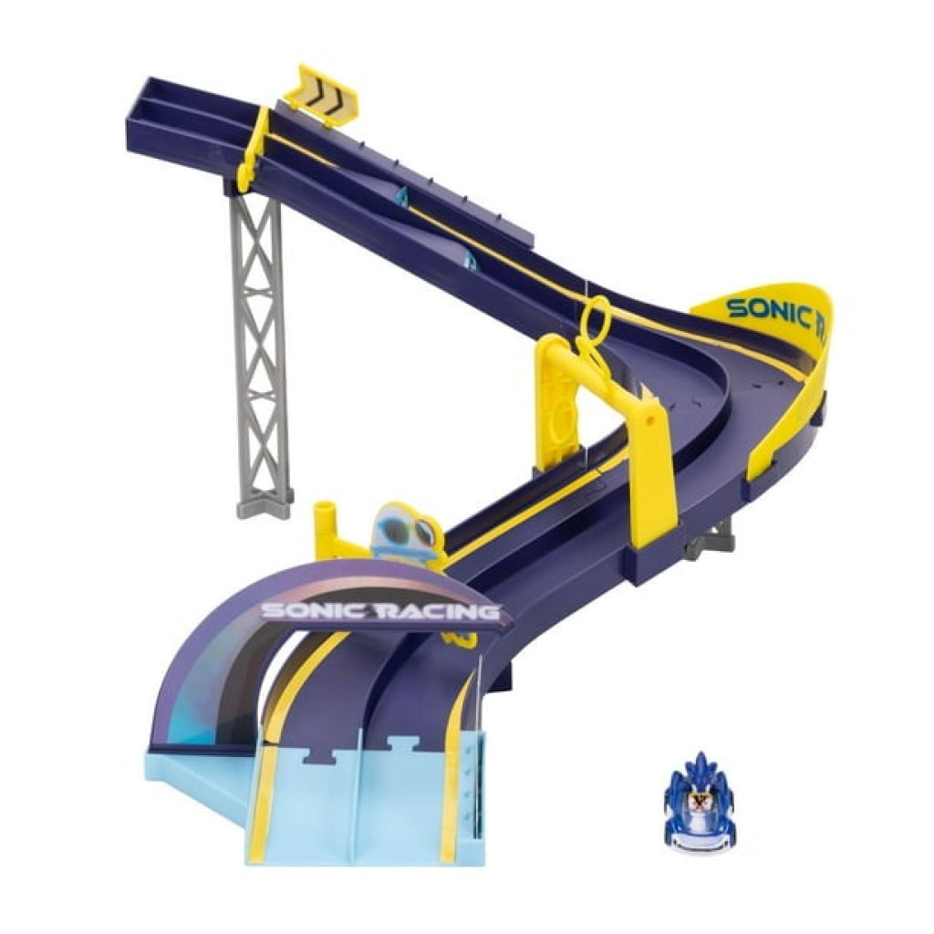 Sonic E-Stadium Track Set with 1:64 Die Cast Vehicle - Sonic