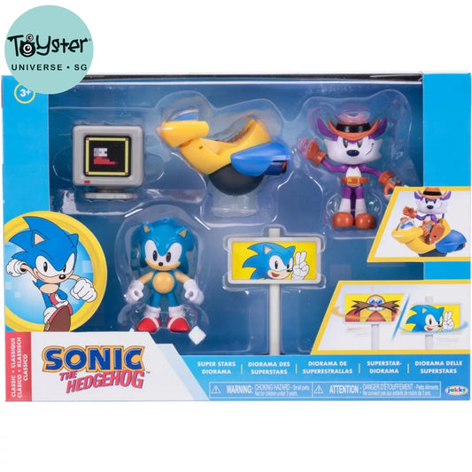 Sonic The Hedgehog 2.5’’ Diorama Playset - Super Stars - Sonic