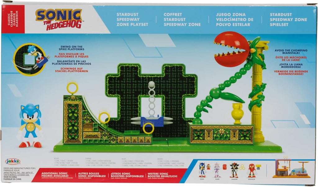 Sonic The Hedgehog 2.5’’ Stardust Speedway Playset - Sonic