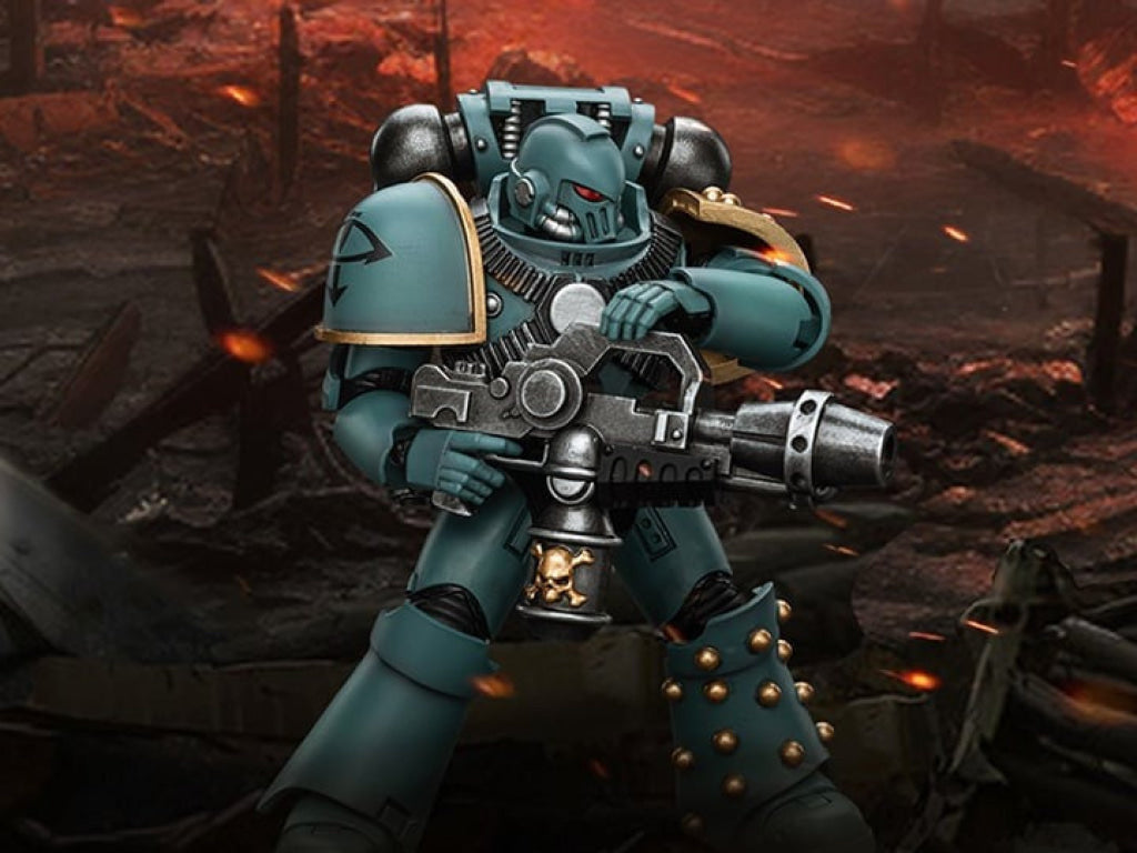 Sons Of Horus: Mkiv Tactical Squad Legionary With Flamer Jt9596 Warhammer 40K