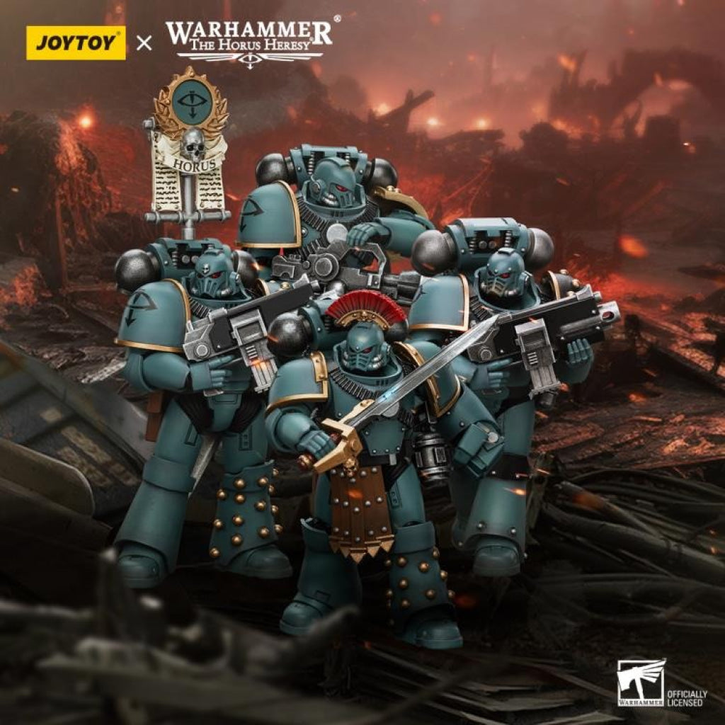 Sons Of Horus: Mkiv Tactical Squad Sergeant With Power Fist Jt9572 Warhammer 40K