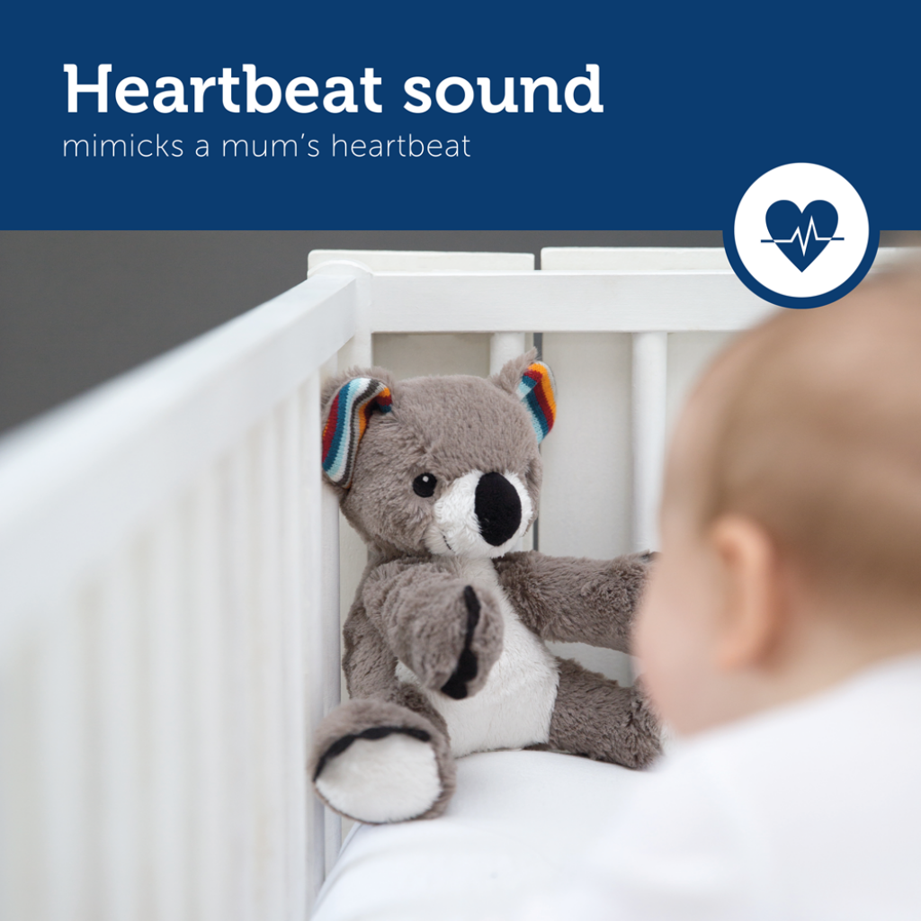 Sound Machine with Heartbeat Sounds - Bibi / Coco - Nightlight