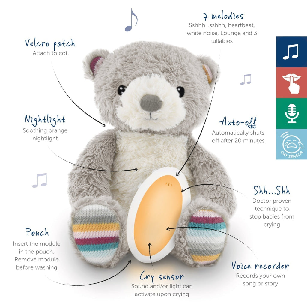 Sound Machine with Nightlight and Voice - Bruno / Phoebe - Baby & Toddler