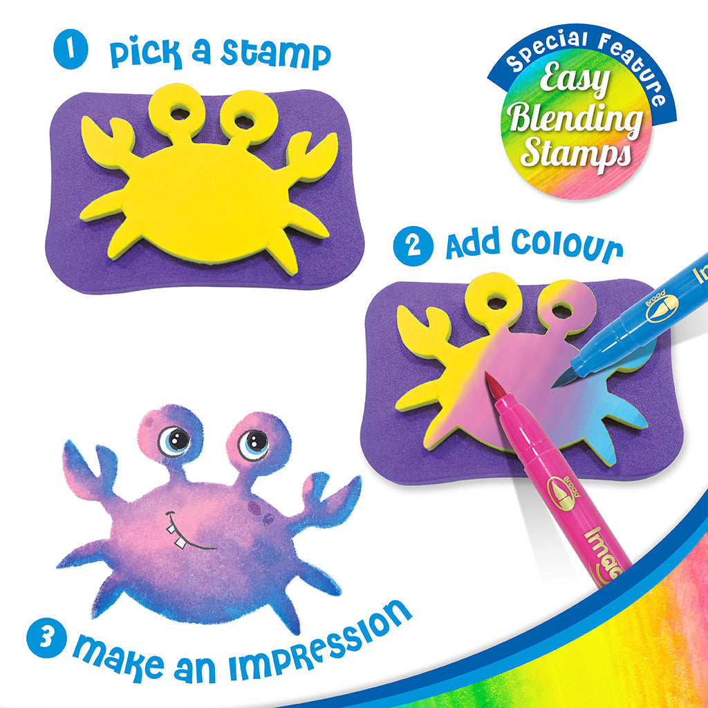 Stamp Art - Ocean - Stamp Art