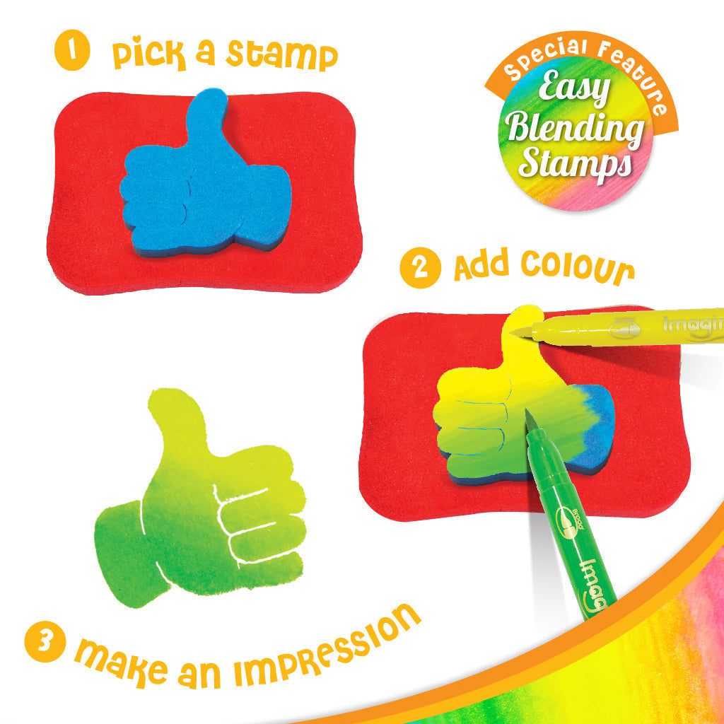 Stamp Art - Smiley - Stamp Art
