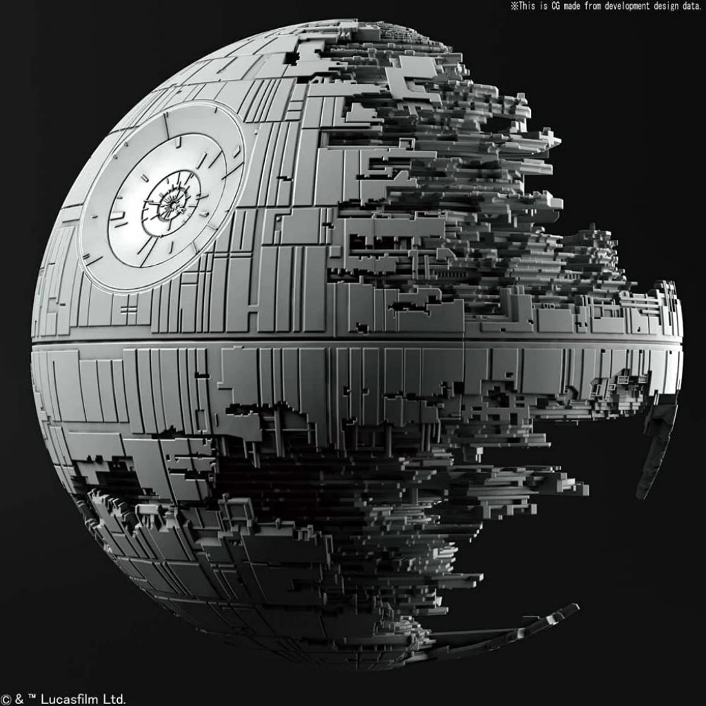 Star Wars Death Ii 1/2 700 000 Scale & Destroyer 1/14 500 Model Kit Set