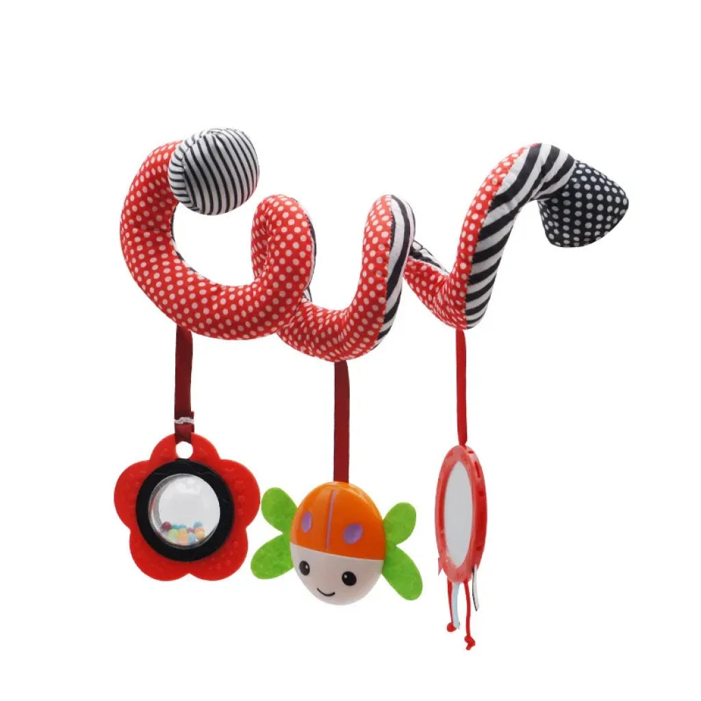 Stroller Spiral Rattle Baby Toy For Newborns Beetle 025
