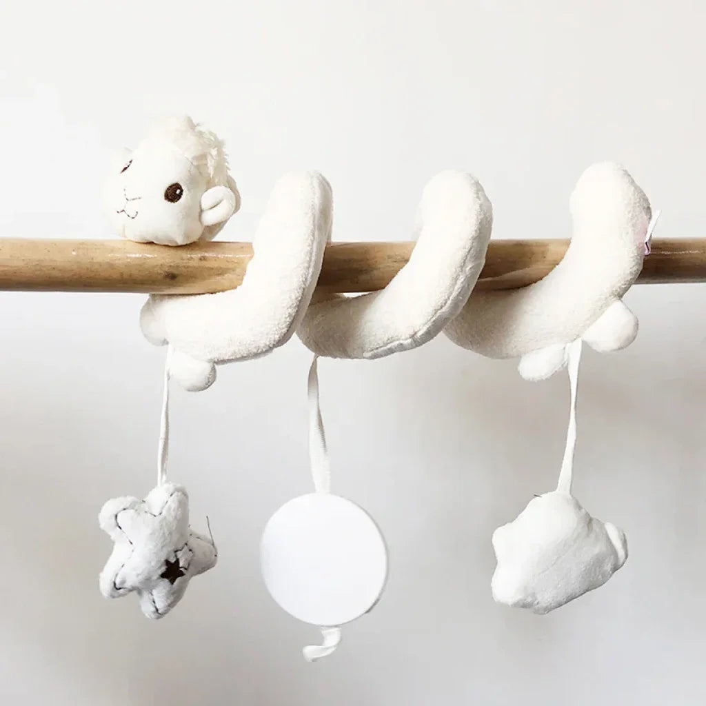 Stroller Spiral Rattle Baby Toy For Newborns Sheep 025