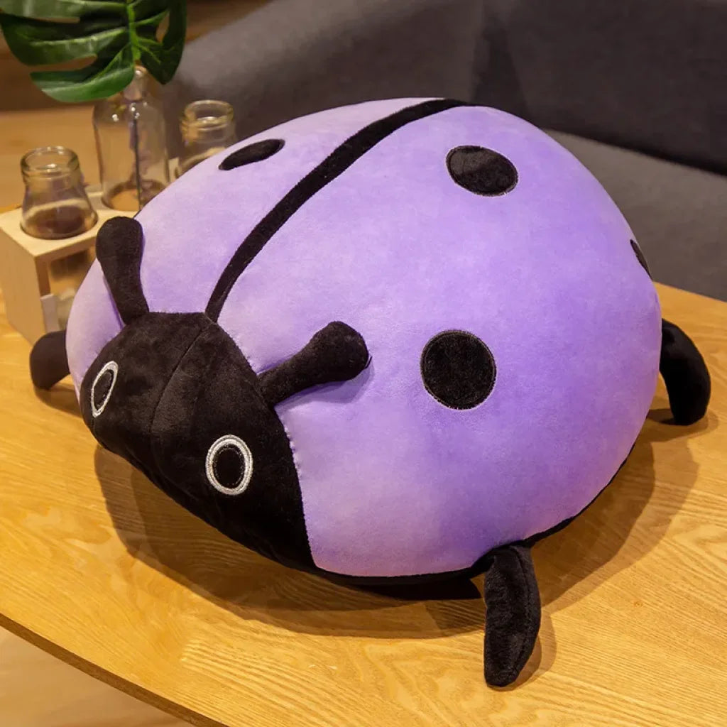 Stuffed Ladybug 40-80cm - purple / 58-60cm