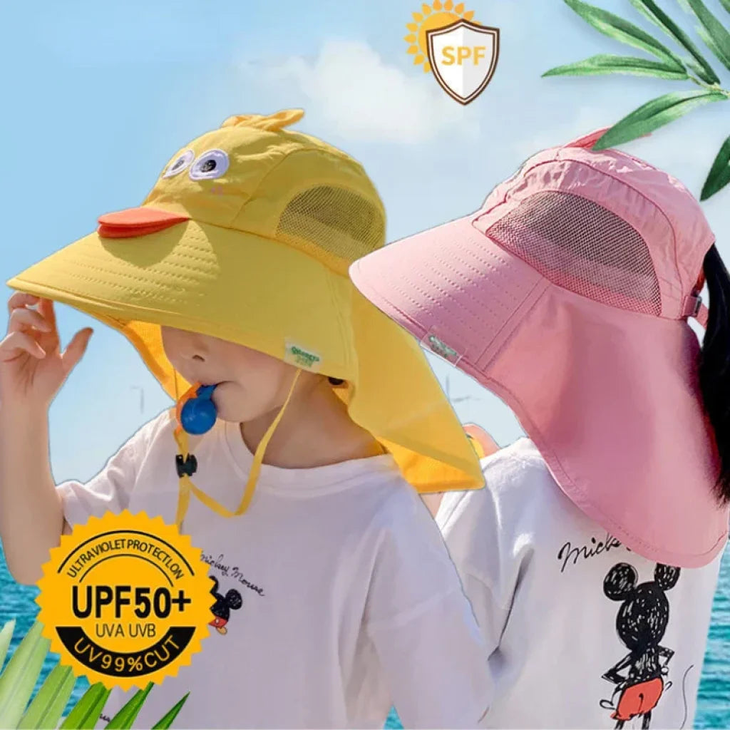Summer Children Beach Hat Foldable Upf50 +