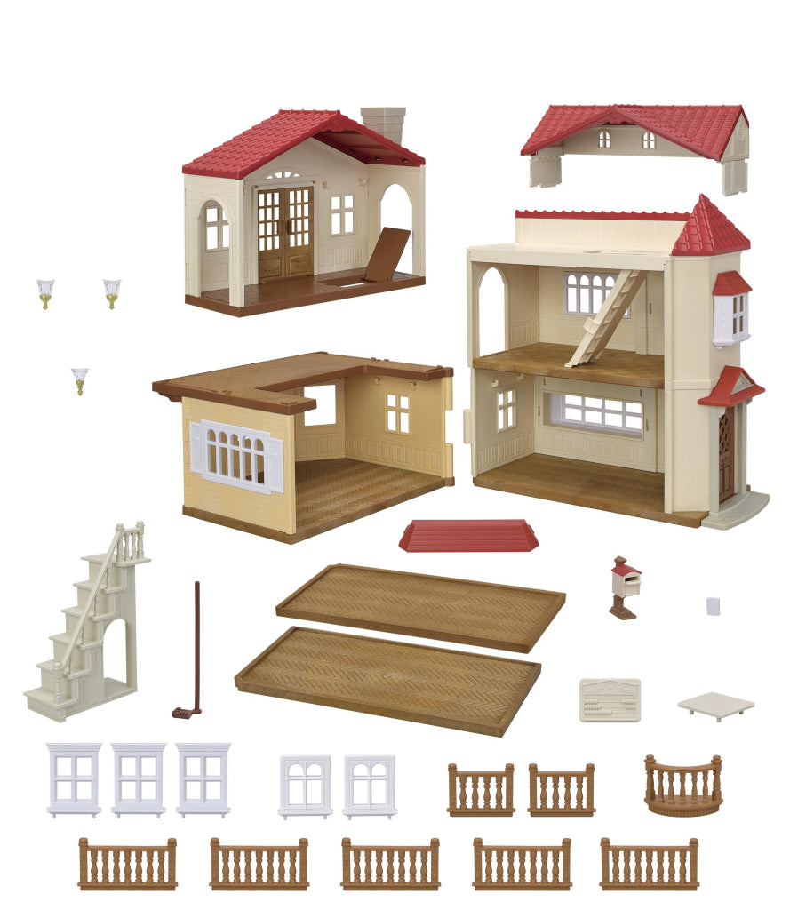 Sylvanian Families Red Roof Country Home Gift Set - Secret Attic Playroom