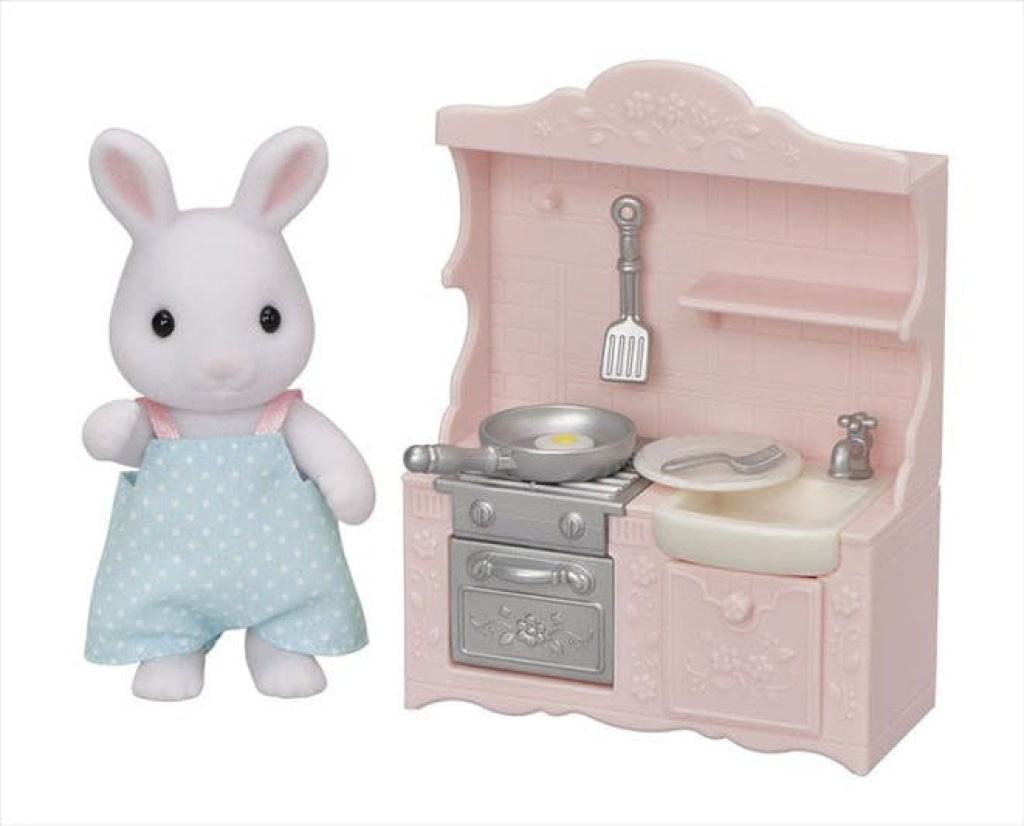Sylvanian Families Snow Rabbit Father’s Cooking Set Sylvanian Families