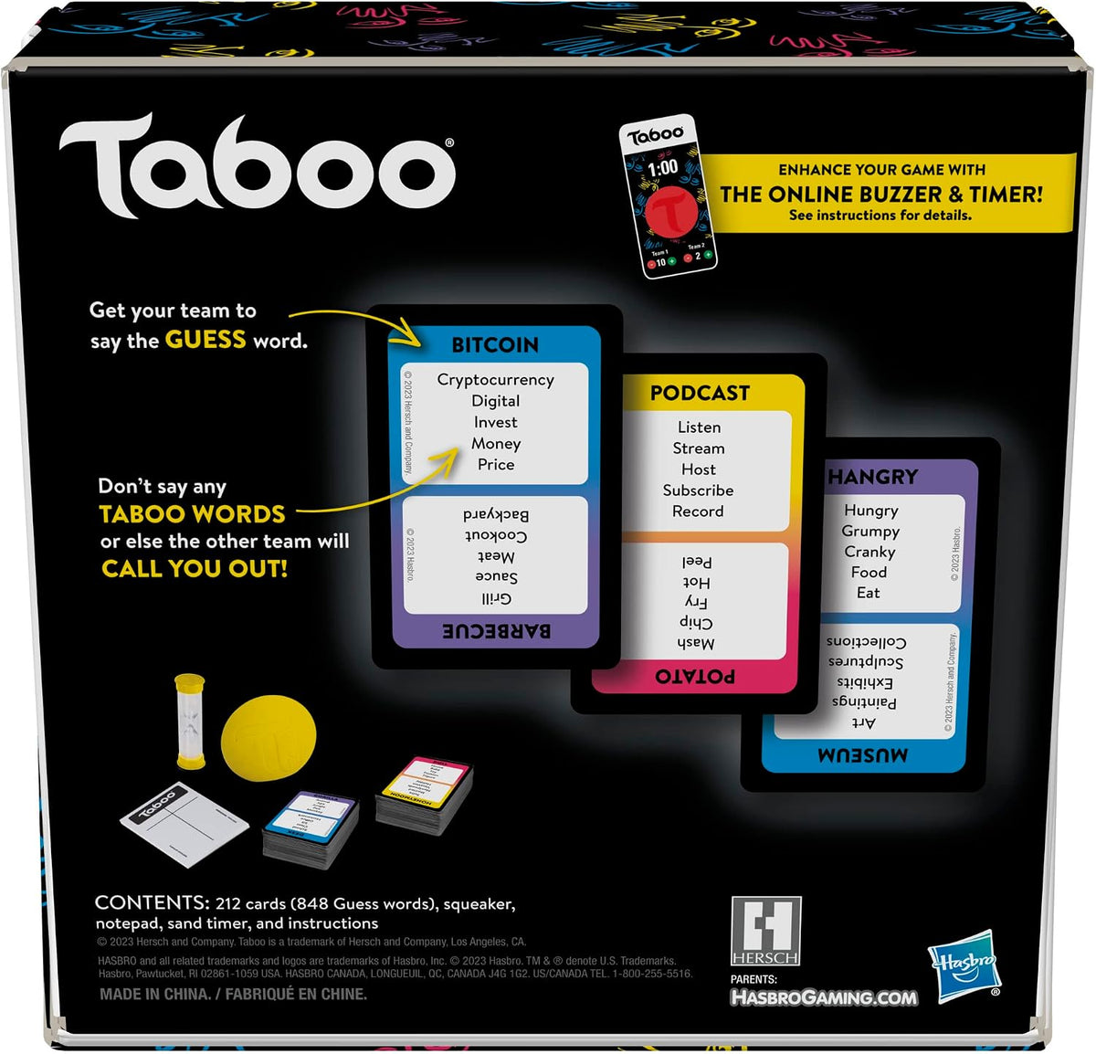 Hasbro Taboo Classic Game (U.P. $34.90)