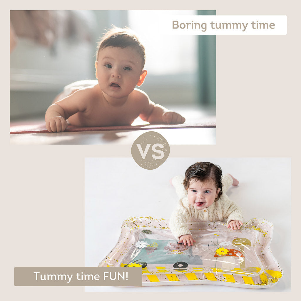 Taf Toys Baby Tummy Time Water Play Mat - Ice cream Bear - Easier Development