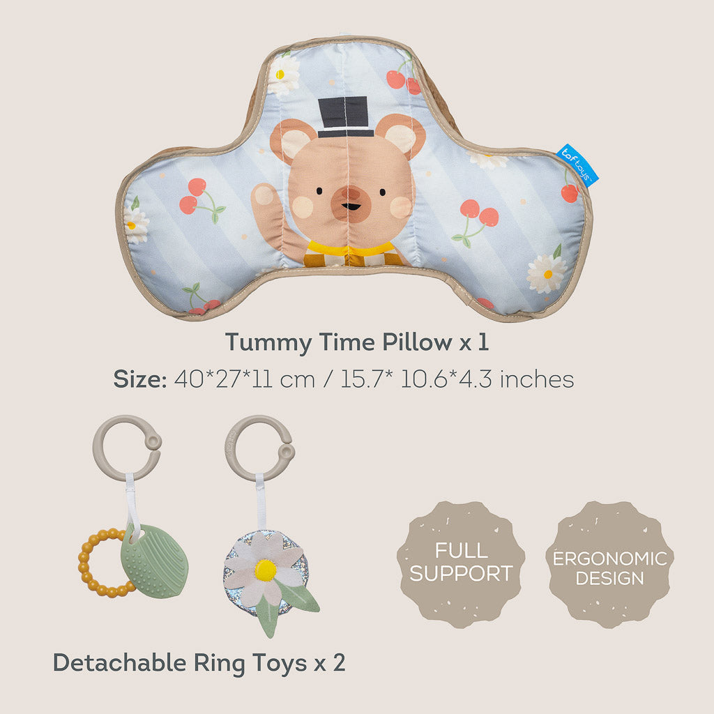 Taf Toys Bear Tummy Time Pillow - Easier Development