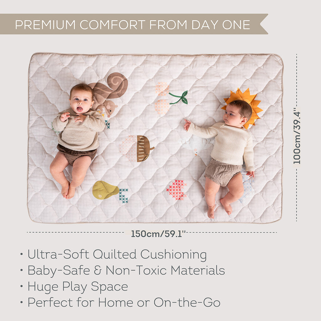 Taf Toys Fantasy Bloom Quilted Playmat - Easier Beginnings