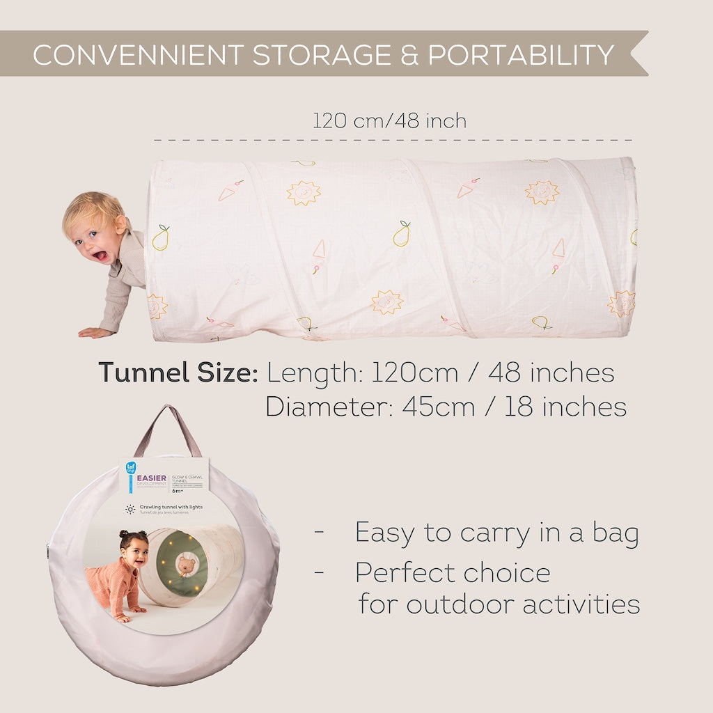 Taf Toys Glow & Crawl Tunnel - Easier Development