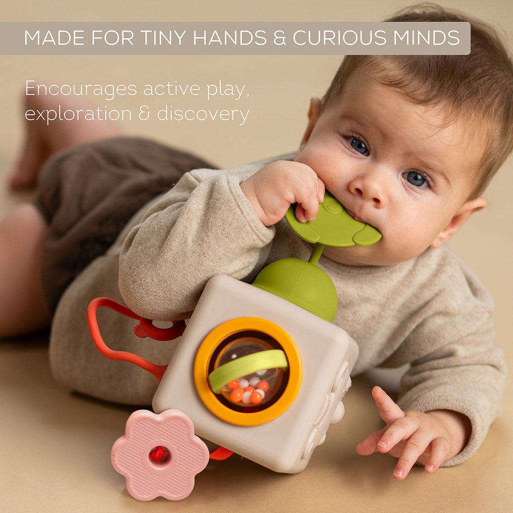 Taf Toys Peek & Play Cube – Baby Sensory & Motor Skills Toy - Easier Development