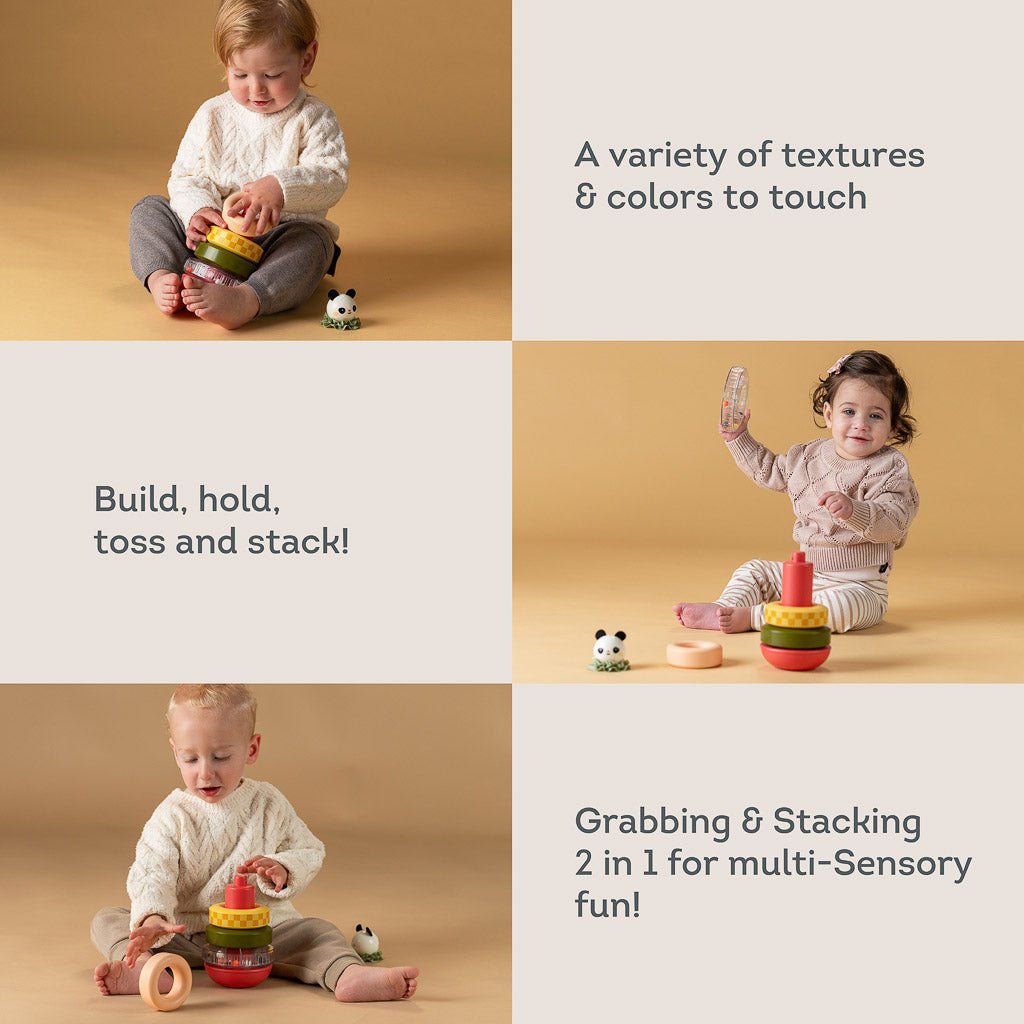 Taf Toys Stack-a-Panda Stacking Toys - Easier Learning