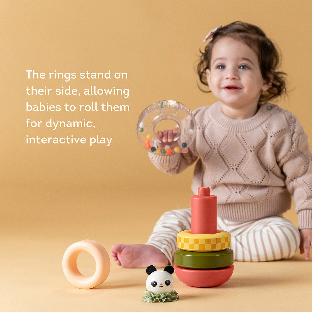Taf Toys Stack-a-Panda Stacking Toys - Easier Learning
