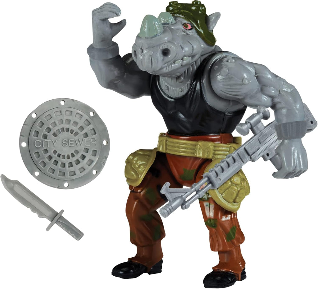 Teenage Mutant Ninja Turtles Classic 4’’ Figure Rocksteady Roblox