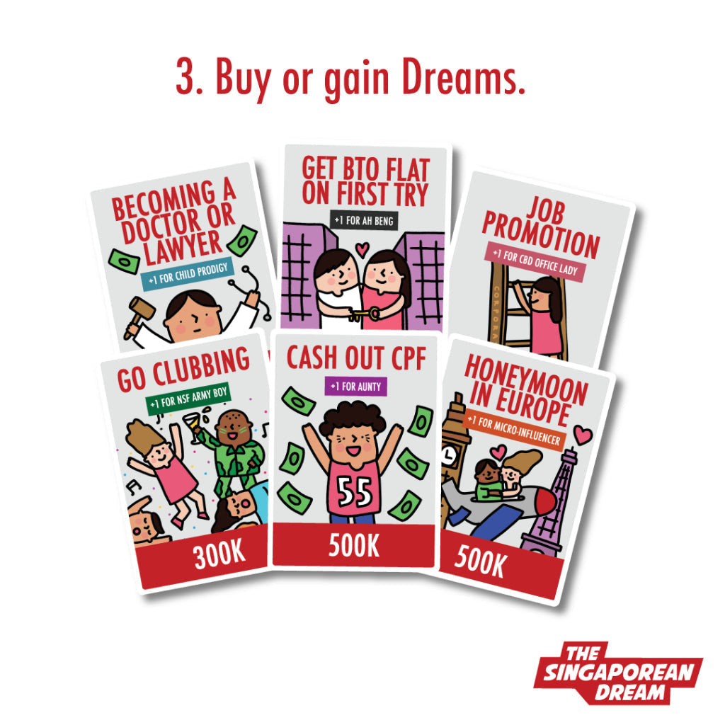 The Singaporean Dream Card Game - Card Games