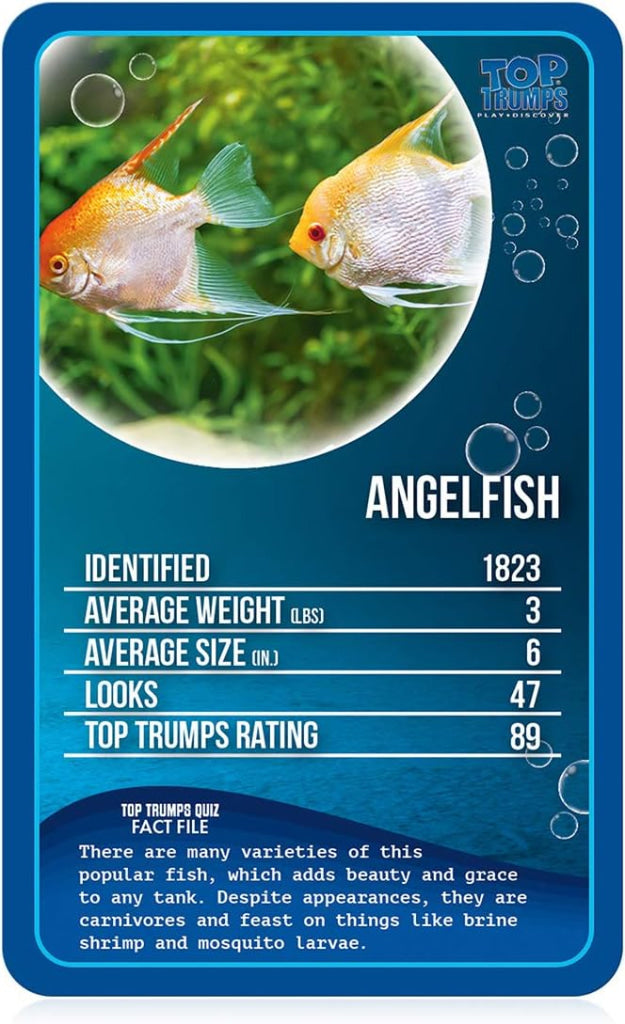 Top Trumps Fish Card Game