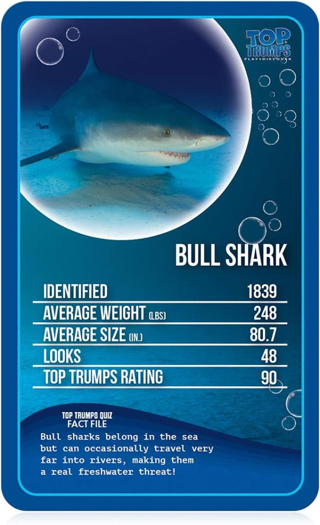 Top Trumps Fish Card Game