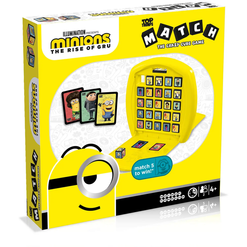 Top Trumps Match Minions Rise Of Gru Board Game