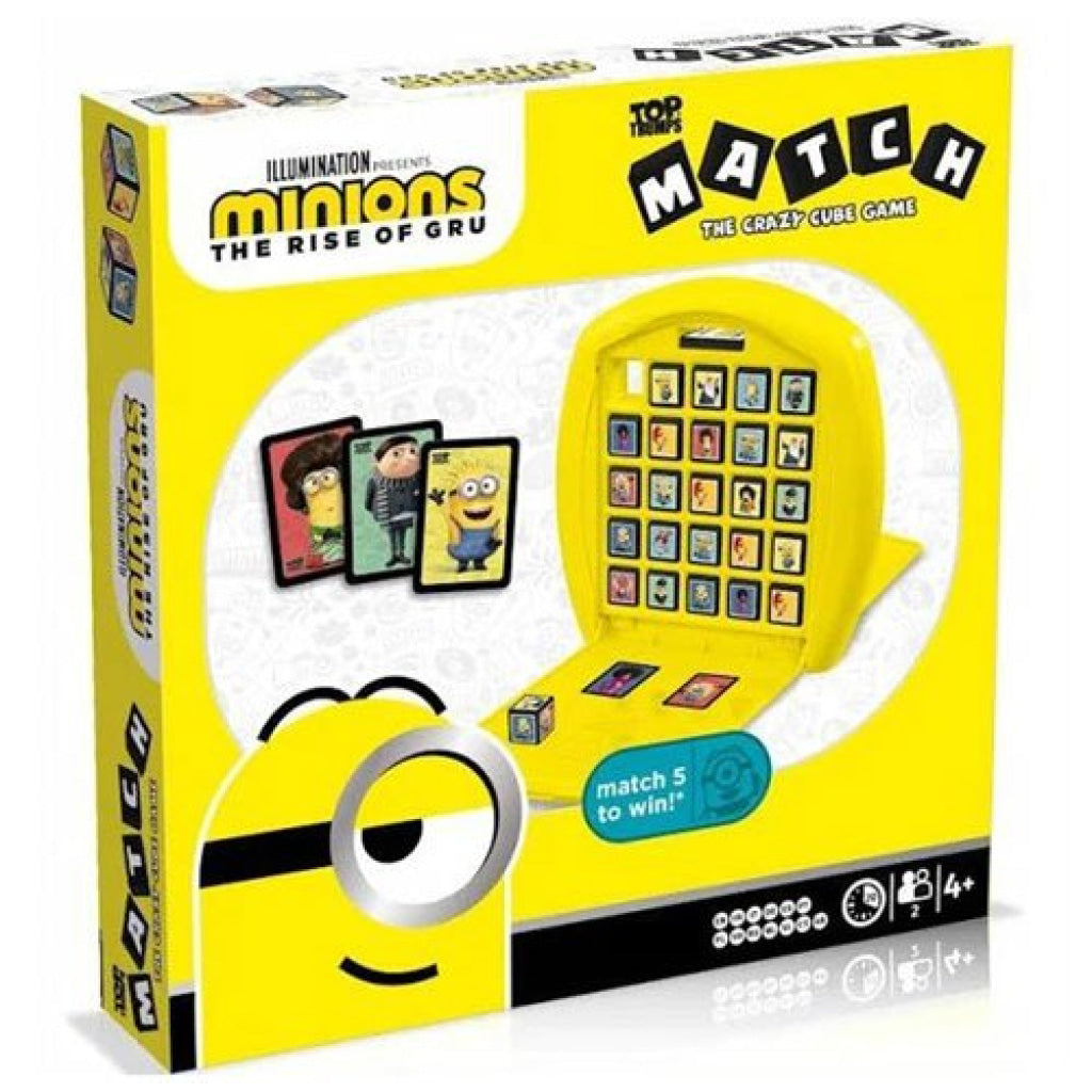 Top Trumps Match Minions Rise Of Gru Board Game