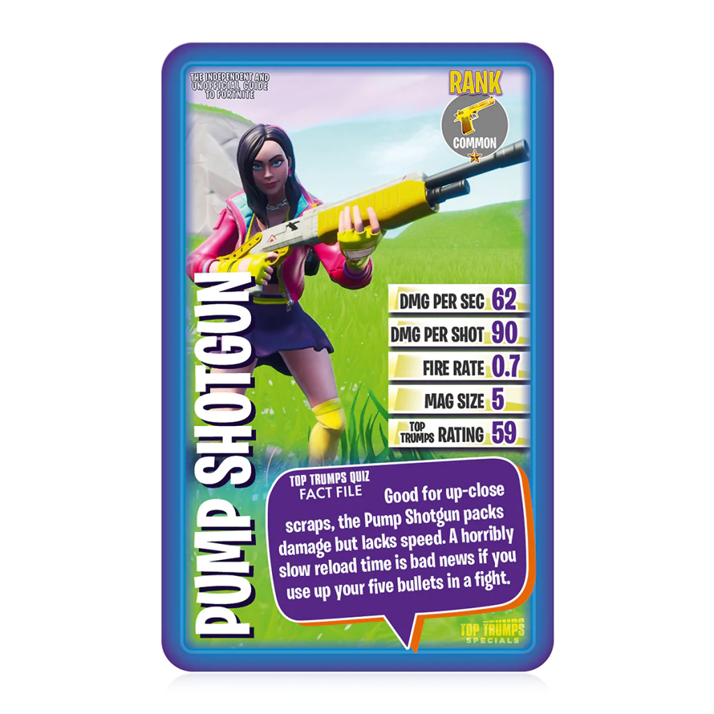 Top Trumps The Independent And Unofficial Guide To Fortnite Card Game
