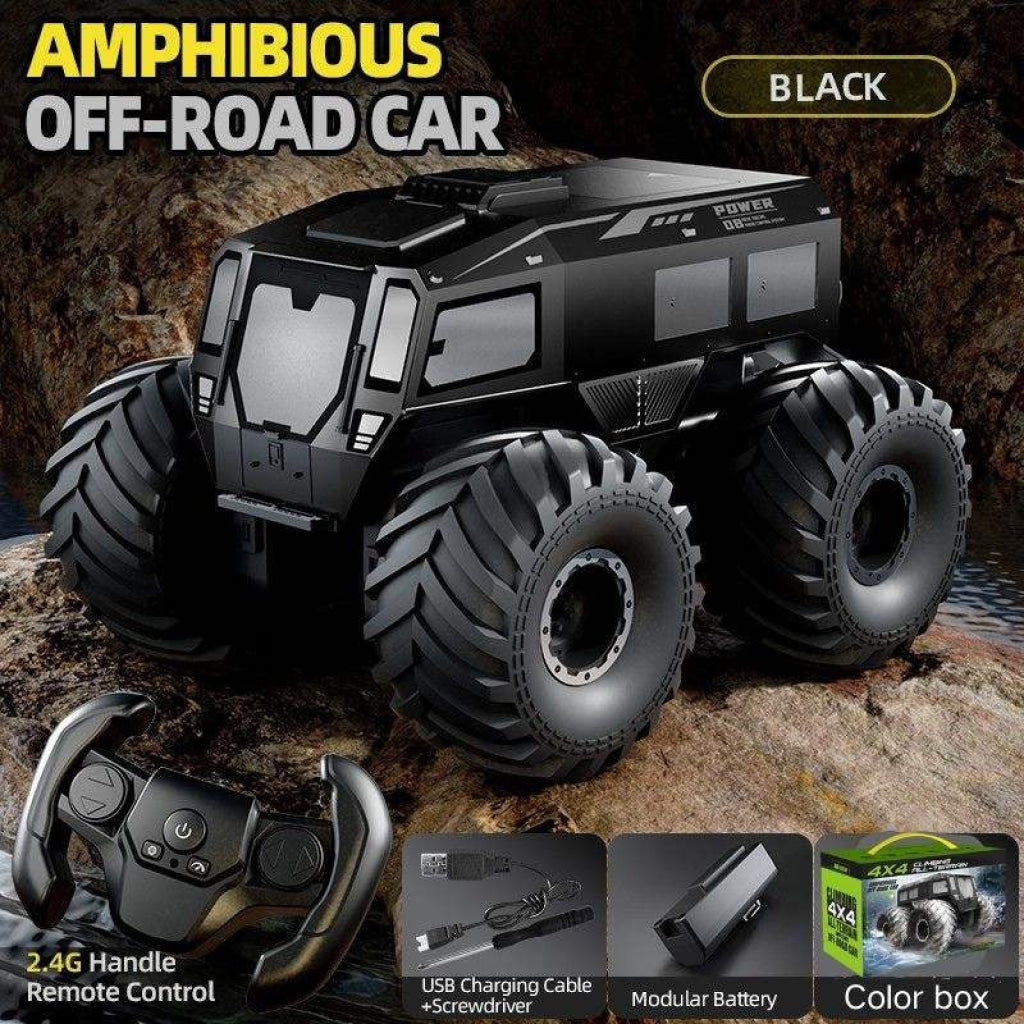 Toyster RC Amphibious Off Road 4WD 2.4G - Black - Toyster RC