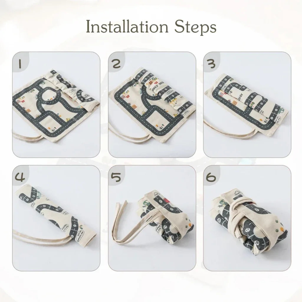 Traffic Road Map Canvas 35*31Cm