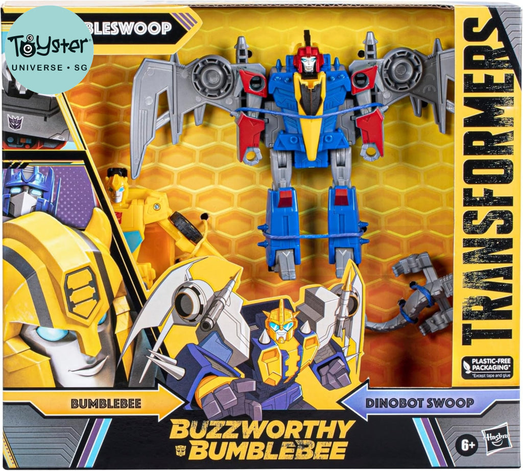 Transformers Buzzworthy Bumblebee Dino Combiner Bumbleswoop - Transformers