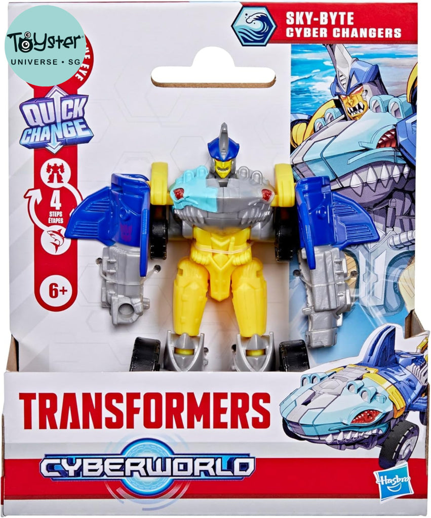 Transformers Cyberworld Cyber Changers Sky-Byte - Transformers