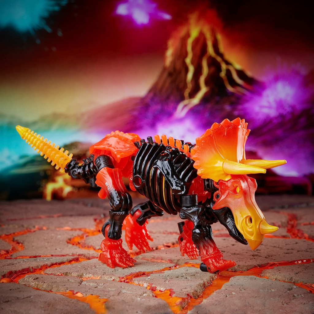 Transformers Generations War For Cybertron Deluxe Wfc-K39 Tricranius Beast Power Fire Blasts