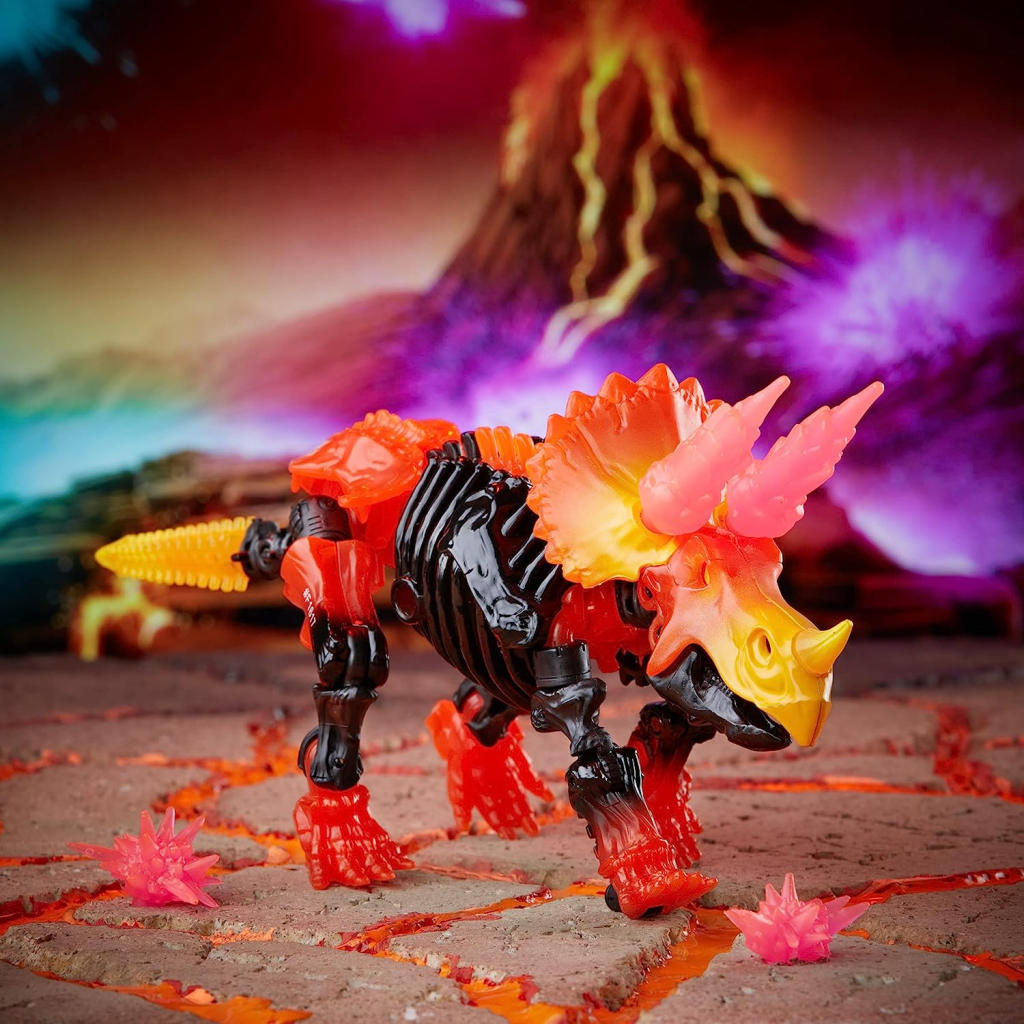 Transformers Generations War For Cybertron Deluxe Wfc-K39 Tricranius Beast Power Fire Blasts