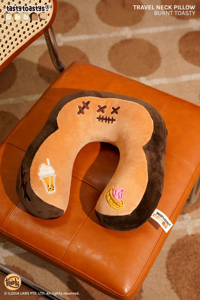 Travel Neck Pillow - Burnt Toasty