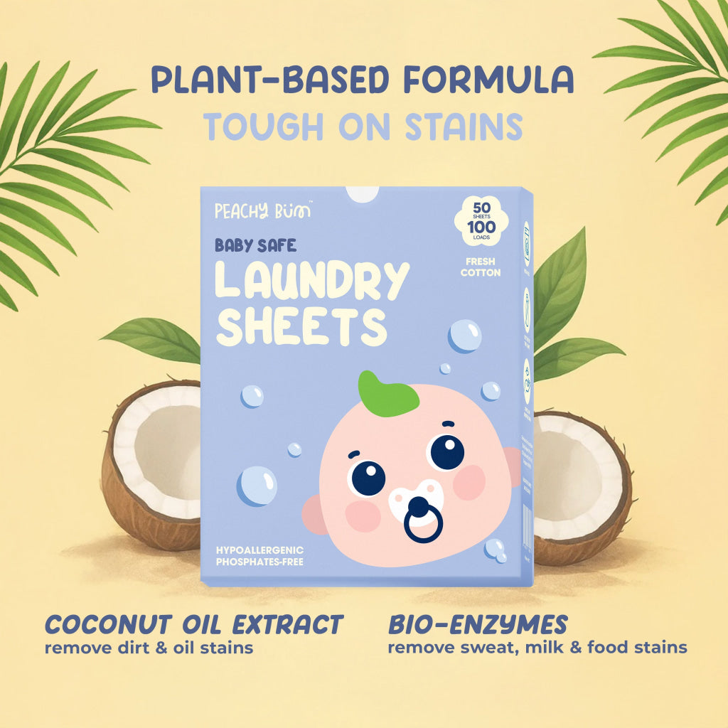 [Travel Size] Baby Safe Laundry Sheets - Fresh Cotton
