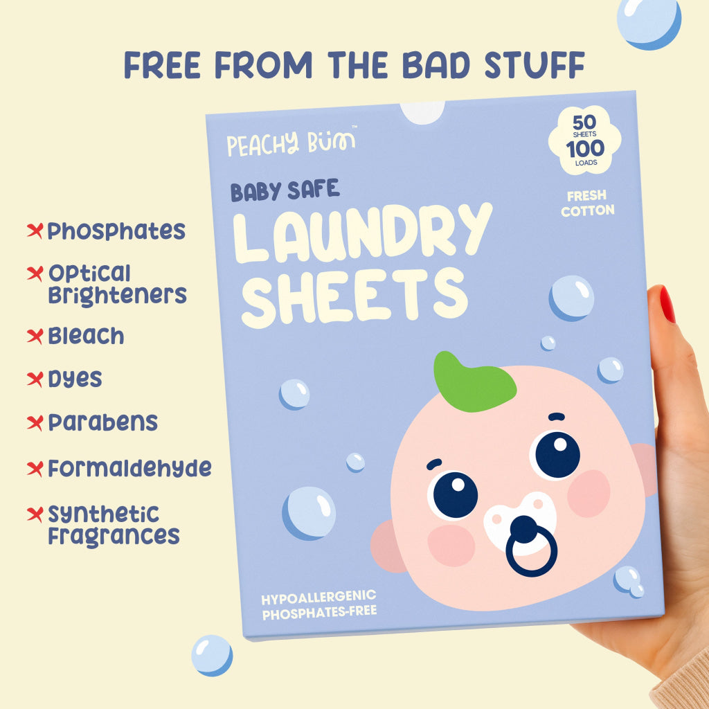 [Travel Size] Baby Safe Laundry Sheets - Fresh Cotton