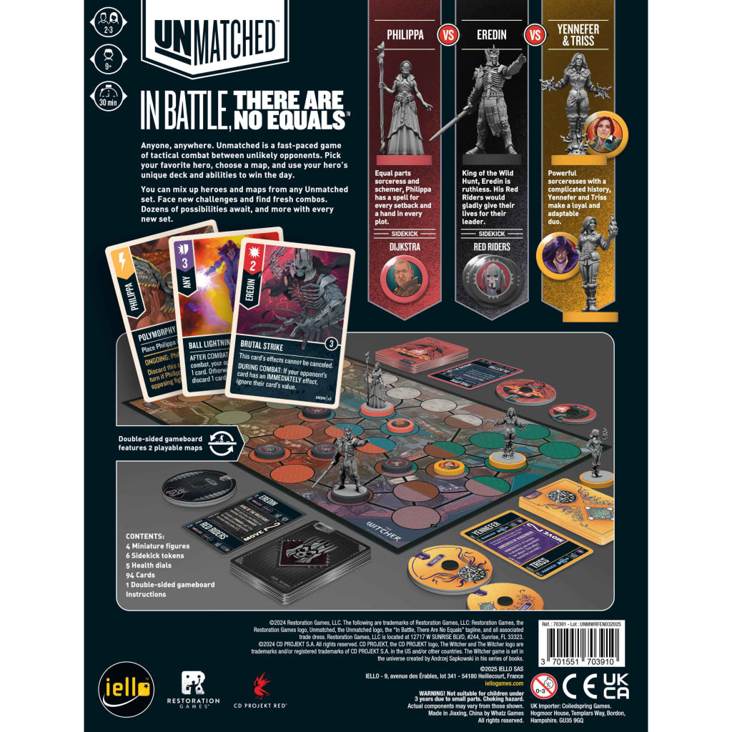 Unmatched: The Witcher Bundle with Foil Cards - Board Games